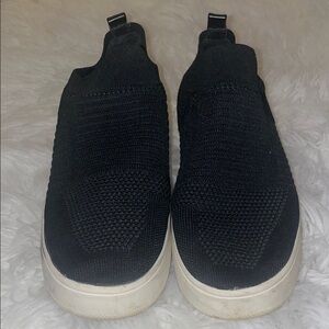 Black Slip-On Steve Madden Shoes